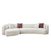 Curved Sectional Sofa, L - Shape Modular Chaise Home Essentials