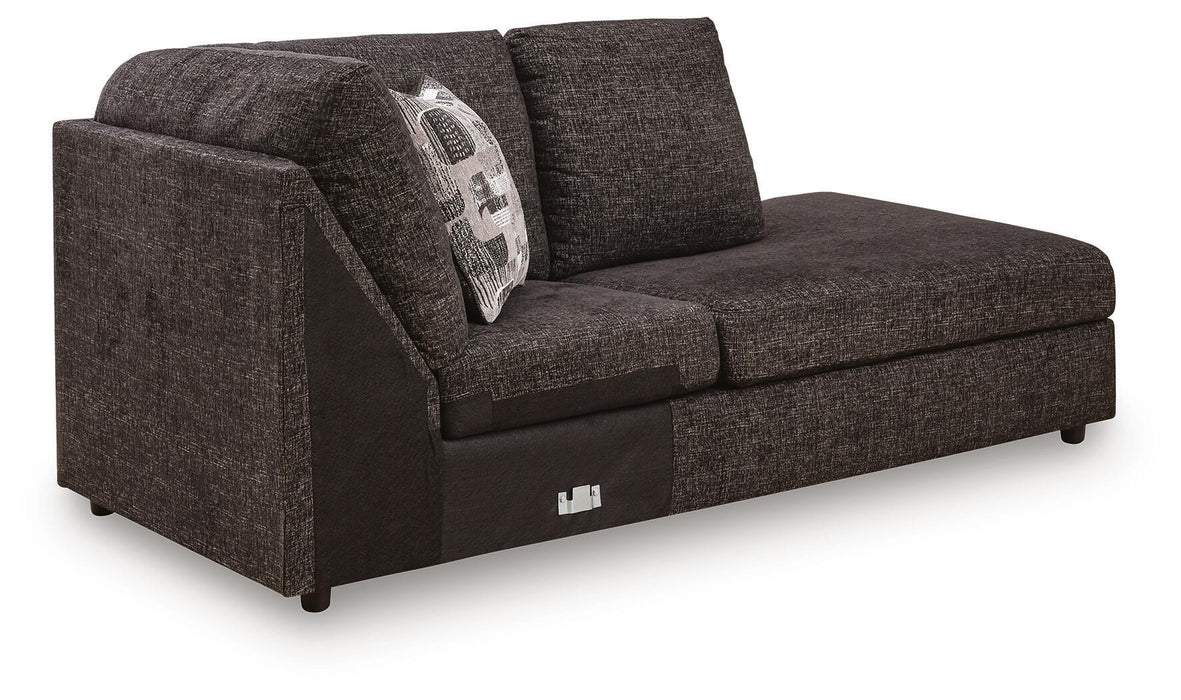 Lentiz - RAF Corner Chaise - Onyx Signature Design by Ashley®