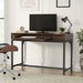 Banting - Small Desk - Walnut Brown Simpli-Home
