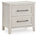 Darbonton - Two Drawer Night Stand - Dove White Signature Design by Ashley®