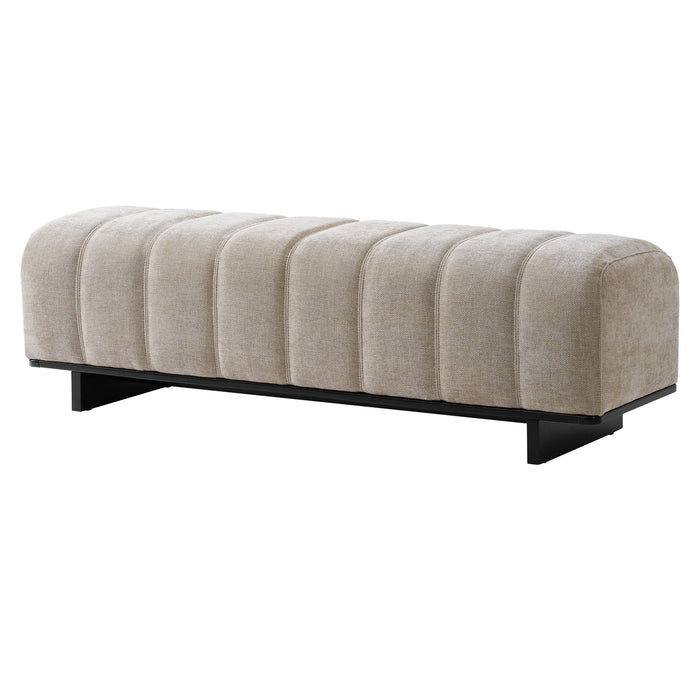 Indoor Dining Bench For Dining Room - Oatmeal Noble House