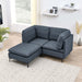Upholstered Modular Sectional & Tall Legs Home Essentials