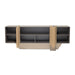 Bristol Point - Console Table - Saddle Brown Michael Amini