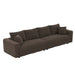 4 Seat Sofa, Deep Seat Couches With Soft Pillows Home Essentials