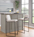 Fuji - Contemporary High Back Barstool Elegant Design Lumi Source