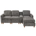 L - Sectional Sofa With Reversible Chaise Hearth and Haven