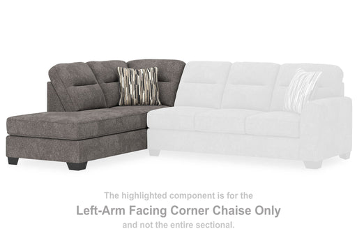 Olten - LAF Corner Chaise - Graphite Benchcraft®