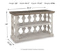 Havalance - Console Sofa Table - Gray / White Signature Design by Ashley®
