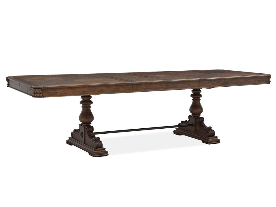 Durango - Trestle Dining Table - Willadeene Brown Magnussen Furniture