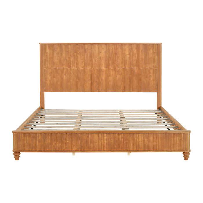 Platform Bed Frame With Tall Headboard Home Essentials