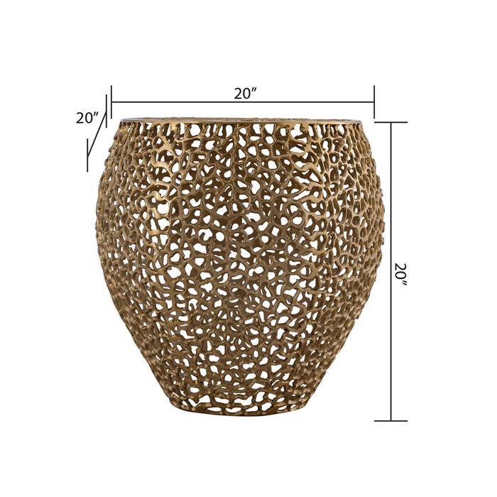 Et3403-18 - Side Table - Gold Matrix Furniture Group