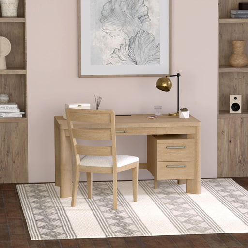 Desk - Tan - Wood Emerald Home