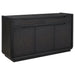 Bangor - 2 Drawer Dining Sideboard Server - Black Furniture Max