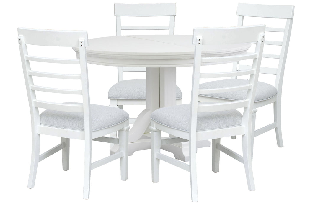 Charleston - Extendable 48" Round Dining Table Set Magnussen Furniture