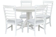 Charleston - Extendable 48" Round Dining Table Set Magnussen Furniture