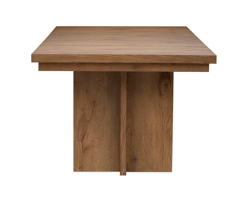 Marcel - Extendable Trestle Dining Table - Harvest Brown Magnussen Furniture