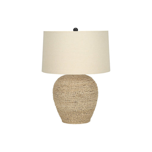 Lighting, Table Lamp, Rattan, Resin, Transitional - Beige 8th Street
