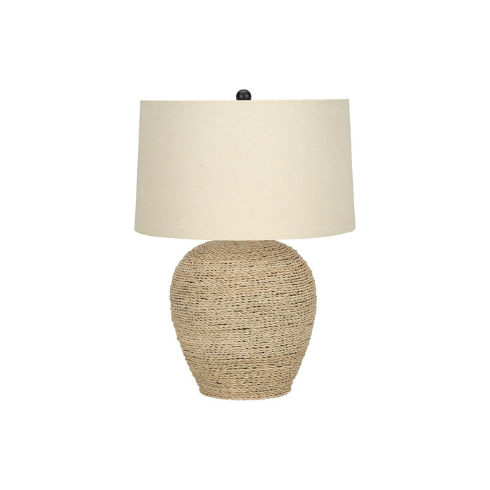 Lighting, Table Lamp, Rattan, Resin, Transitional - Beige 8th Street