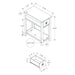 Accent End Table, 2 Tier, Narrow, Lamp, Storage Drawer, Charming Design 8th Street