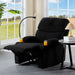 Adjustable Manual Recliner, Ergonomic Lounge Chair With Phone Holder And 2 Cup Holders Home Essentials