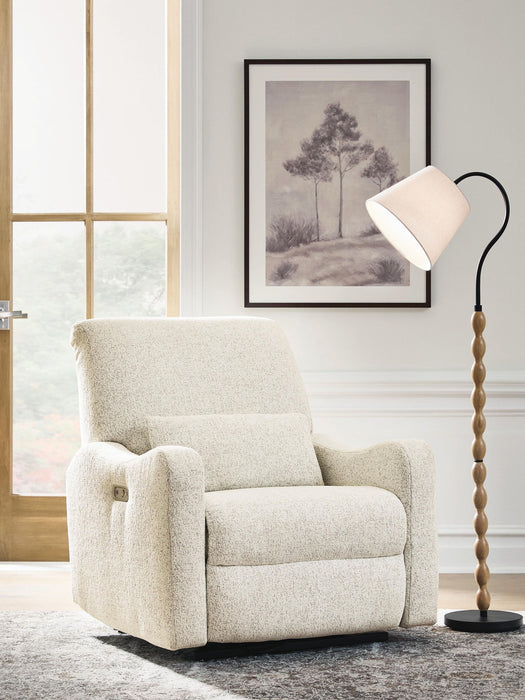 Cleo Pier - Power AutoGlide Recliner - Chai Signature Design by Ashley®