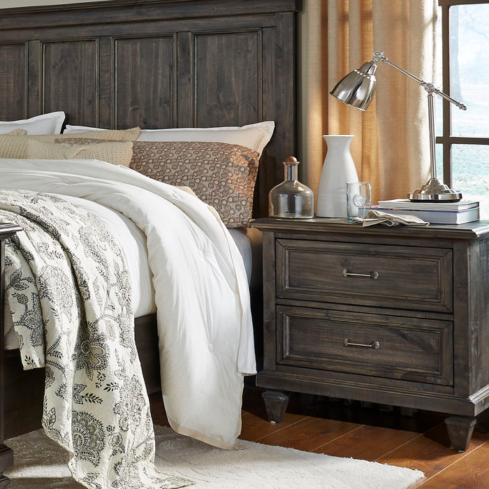 Calistoga - Nightstand - Weathered Charcoal Magnussen Furniture