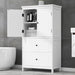 Bathroom Storage Cabinet With 2 Doors And Drawers, Adjustable Shelf Hearth and Haven