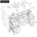 Bathroom Vanity With Sink, 3 Drawers & 2 Soft-Close Doors Hearth and Haven