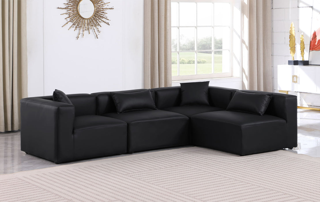 Cube - 4 Piece Modular Corner Sectional Meridian Furniture