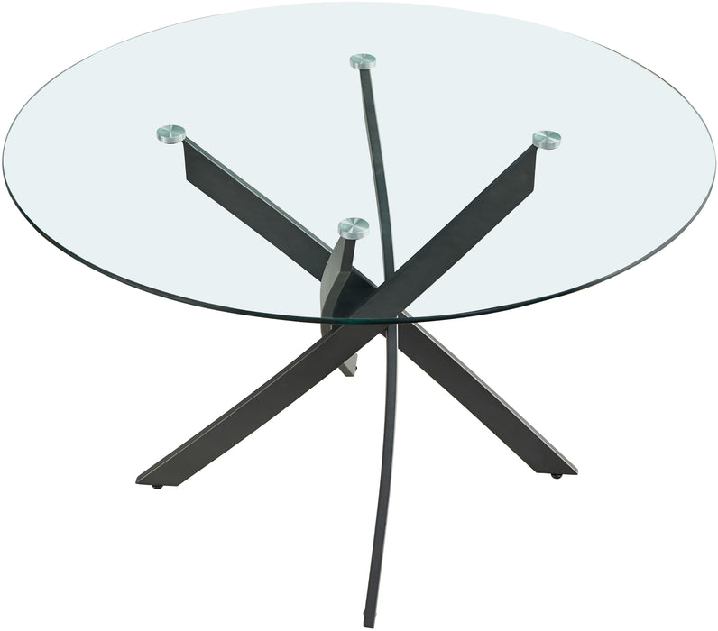 Xander - Dining Table - Matte Black