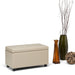 Cosmopolitan - Upholstered Storage Ottoman Simpli-Home