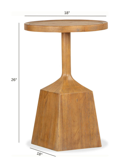 Lindon - Round Pedestal Accent End Table Magnussen Furniture