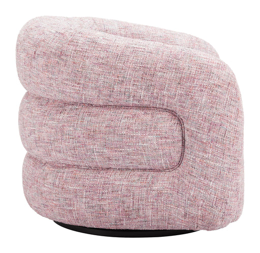 Refine - Swivel Chair - Pink Tweed Zuo Modern