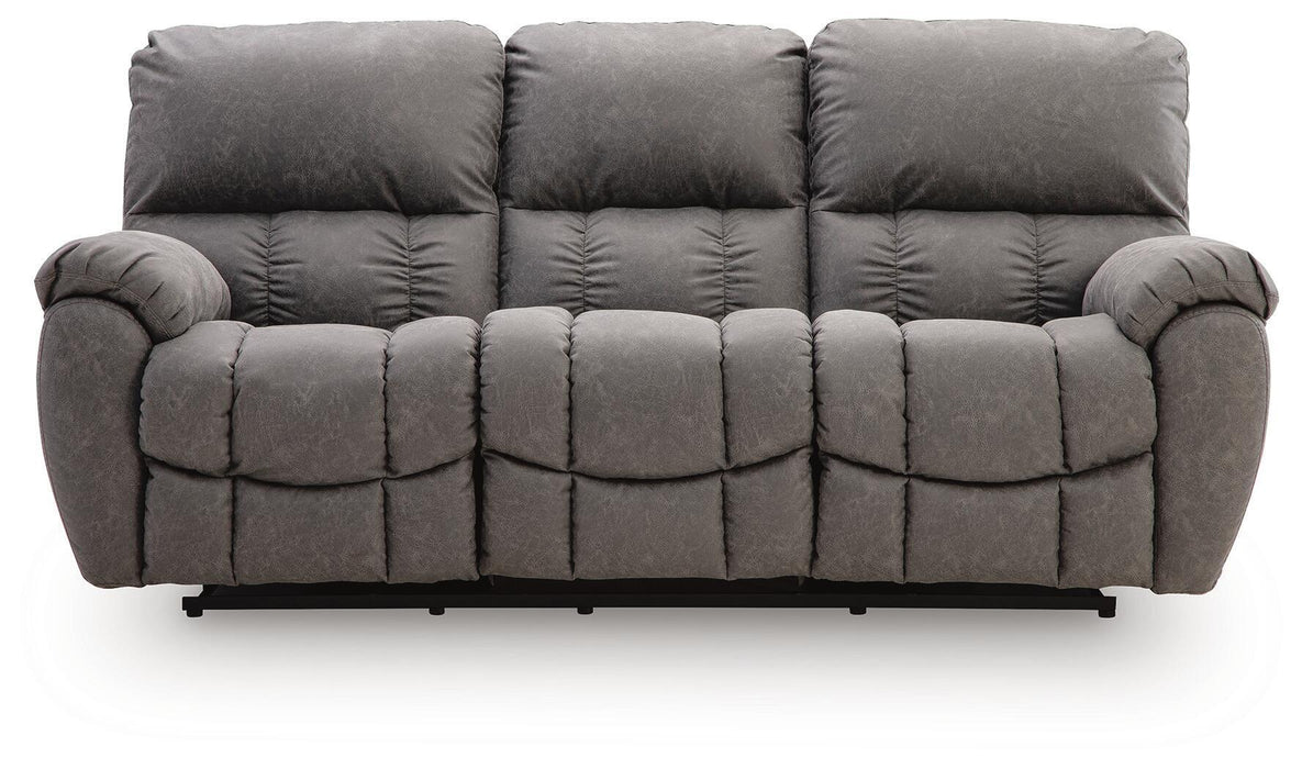 Bakerstein - Power Recline Sofa With Adjustable Headrest - Galaxy Signature Design by Ashley®