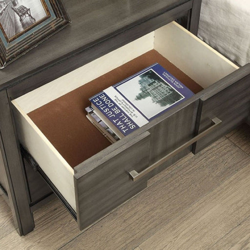 Nightstand With 2 Drawers Design Home Essentials