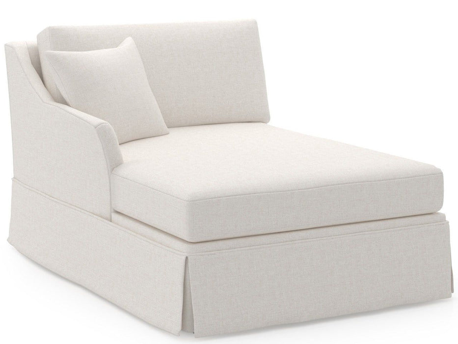 Madison - Skirted Chaise LAF, Special Order - White Universal Furniture