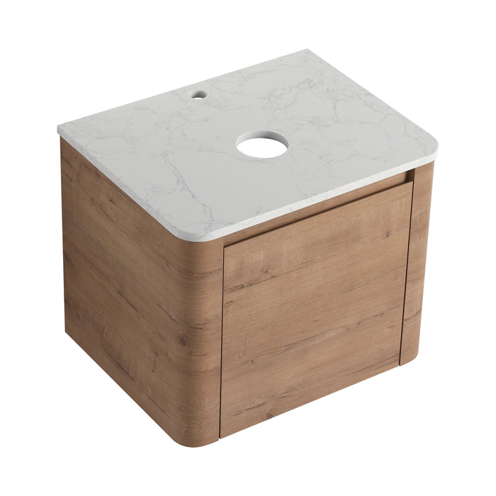 Wall Mounted Bathroom Vanity With Soft Close Door, Excluding Sink Home Essentials