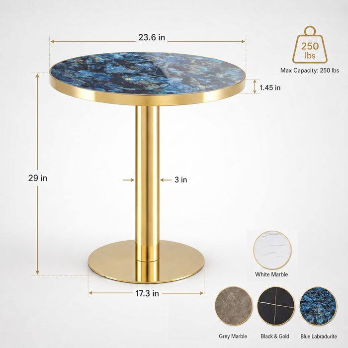 Modern Round Bistro Table Home Essentials