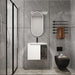 Wall Mounted Bathroom Vanity With Sink, 2 Soft Close Doors, Cabinet & Half Door Home Essentials