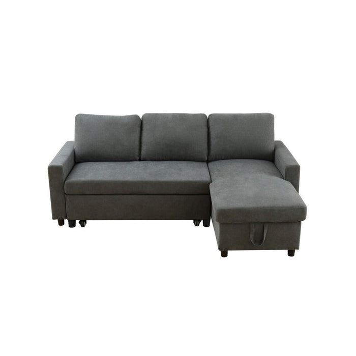 L - Shaped Convertible Sofa Bed With Storage Chaise Home Essentials