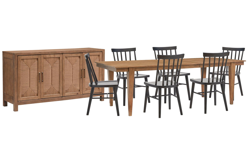 Lindon - Extendable Rectangular Dining Table Set Magnussen Furniture