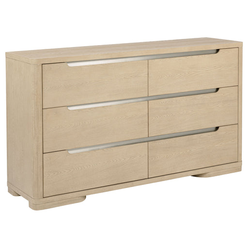 Mirador - 6 Drawer Bedroom Dresser - Natural Furniture Max