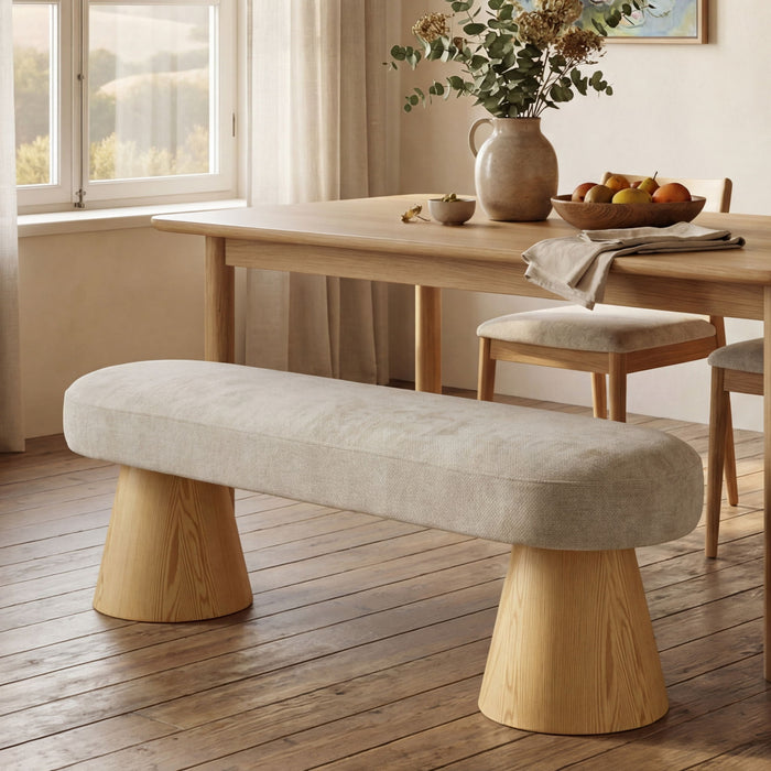 Upholstered Bench For Dining Room Noble House