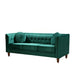 Chesterfield Sofa With Square Arms For Living Room US Pride