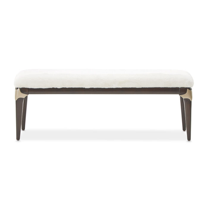 Paris Chic - Bed Bench - Cream / Espresso
