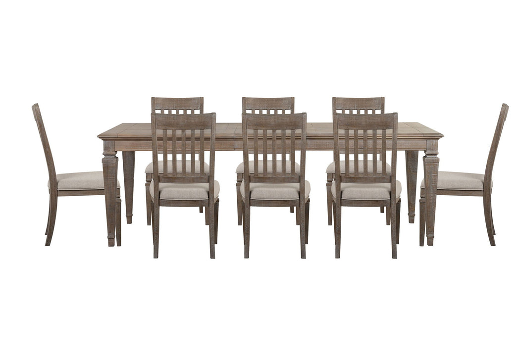 Lancaster - 9 Piece Extendable Rectangular Dining Table Set Magnussen Furniture