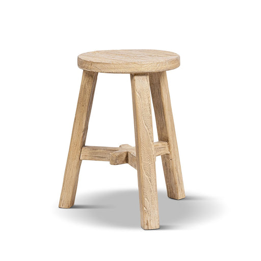 Linden - Round Stool - Light Brown Jennifer Taylor Home