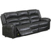 Power Reclining Sofa With Built In USB Port - Black Home Essentials