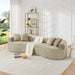 4 Seater Curved Cloud Sectional Sofa Home Essentials