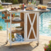 Foldable Outdoor Kitchen Island With Storage Cabinet Hearth and Haven
